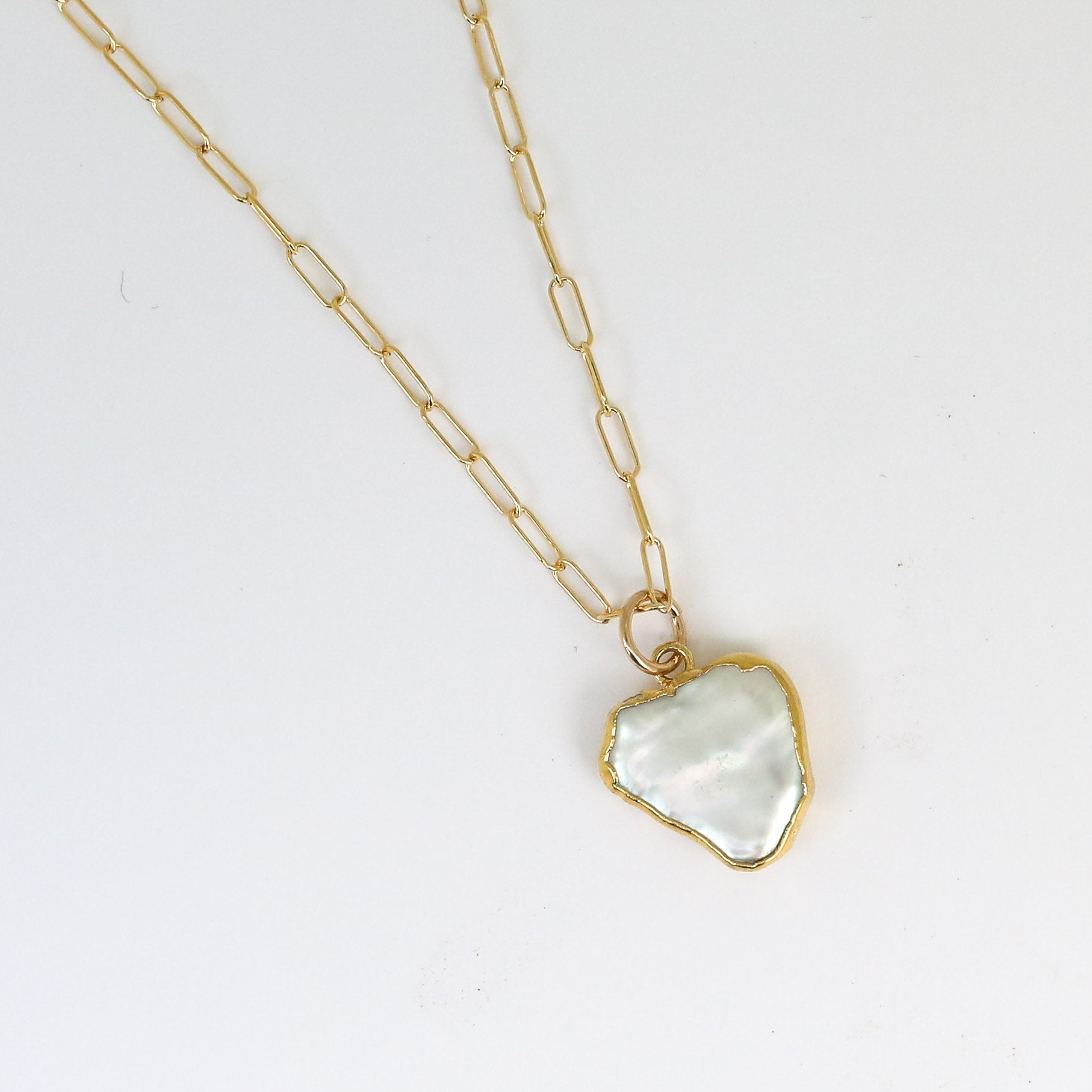 Pearl Heart Necklaces